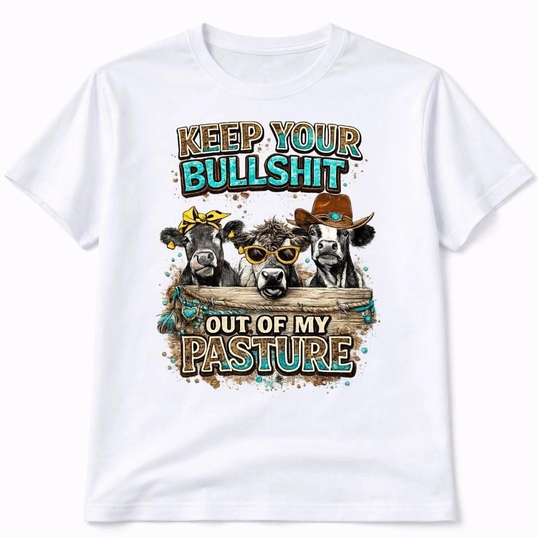

Cows Funny Western Graphic T Shirt Trendy Custom Style Tee Women White L