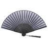 2Pcs Florals Folding Hand Fan Handheld Folding Fan with Flower Pattern Fabric Folding Fan for Wedding Dancing Party