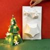 Festives Christmas Tree Shape Silicone Molds Baking Essential For Mousse Cakes Candle Making Nontoxic Easy Releases