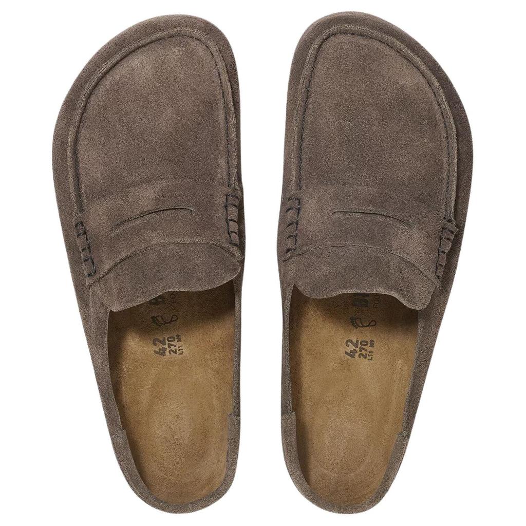 Birkenstock Naples Suede Slip On Loafers 1029712