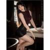 Sexy Lingerie Sexy Secretary Bag Hip Slit Skirt Hollowed Out Flight Attendant Uniform Passionate Nightclub Abstinence Set