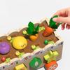 Baby Wooden Toys Multi-functional Fruits Vegetables Shape Sorting Stacking Educational Toys Gifts