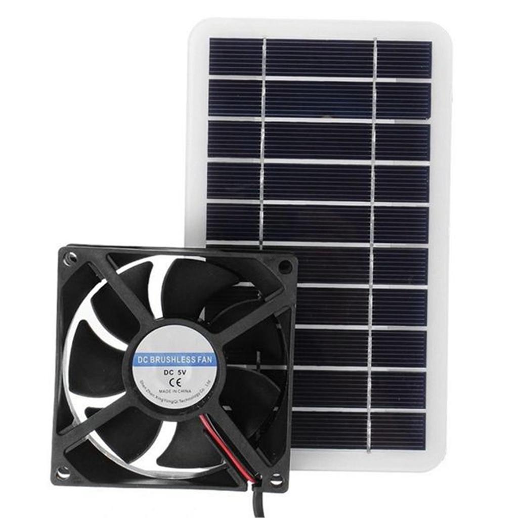 BHBL 30W Solar Panel Powered Exhaust Roof Fan for Attic,Van, Pet - Air Ventilation & Cooling System for Kitchens,Greenhouses