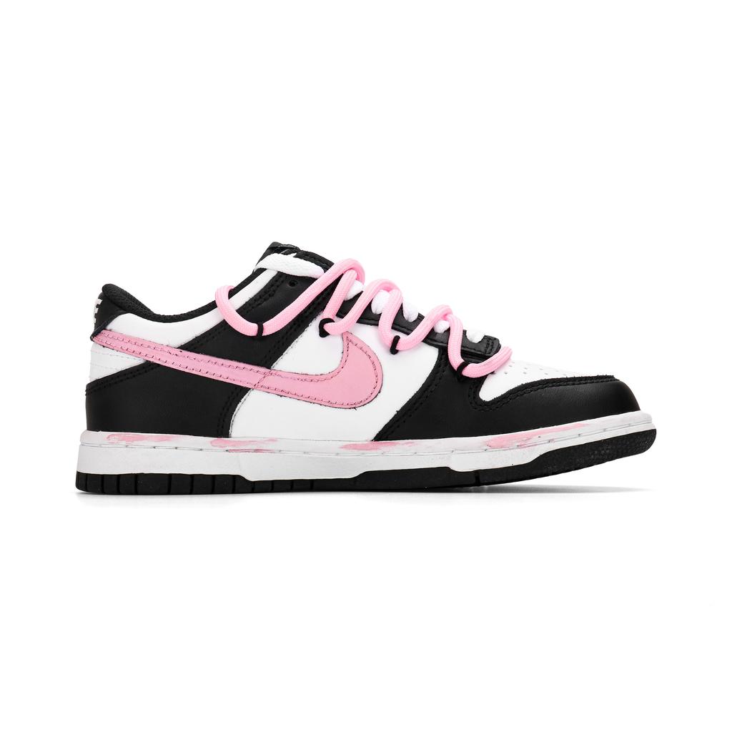 Nike Dunk BLACK PINK Girlish Setting APT. Rose Low Top Skateboard Shoes Unisex Peach Blossom Pink DD1503-101(Team1354-SBOX)