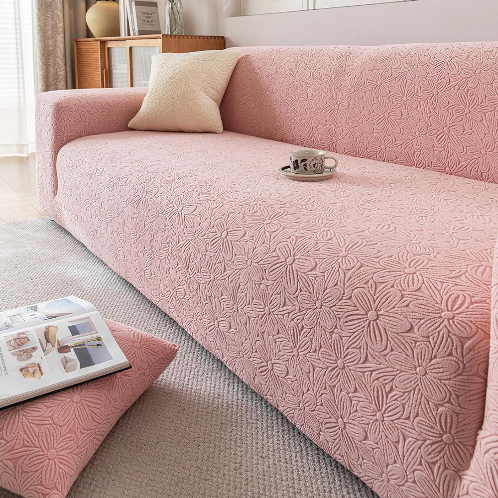 All Season Universal Lazy Sofa Cover Summer New Straight Sofa Cover Anti Cat Scratch Elastic Universal Sofa Protection Cover