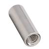 10 Pièces Écrou de Raccordement Connecteur de Tige Ronde Filetage Femelle Acier Inoxydable 304 M8x1.25 12 L35mm