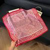 New 71 * 71cm Korean version small square scarf women's silk scarf spring and summer thin sunscreen scarf neck protection tied bag headband scarf