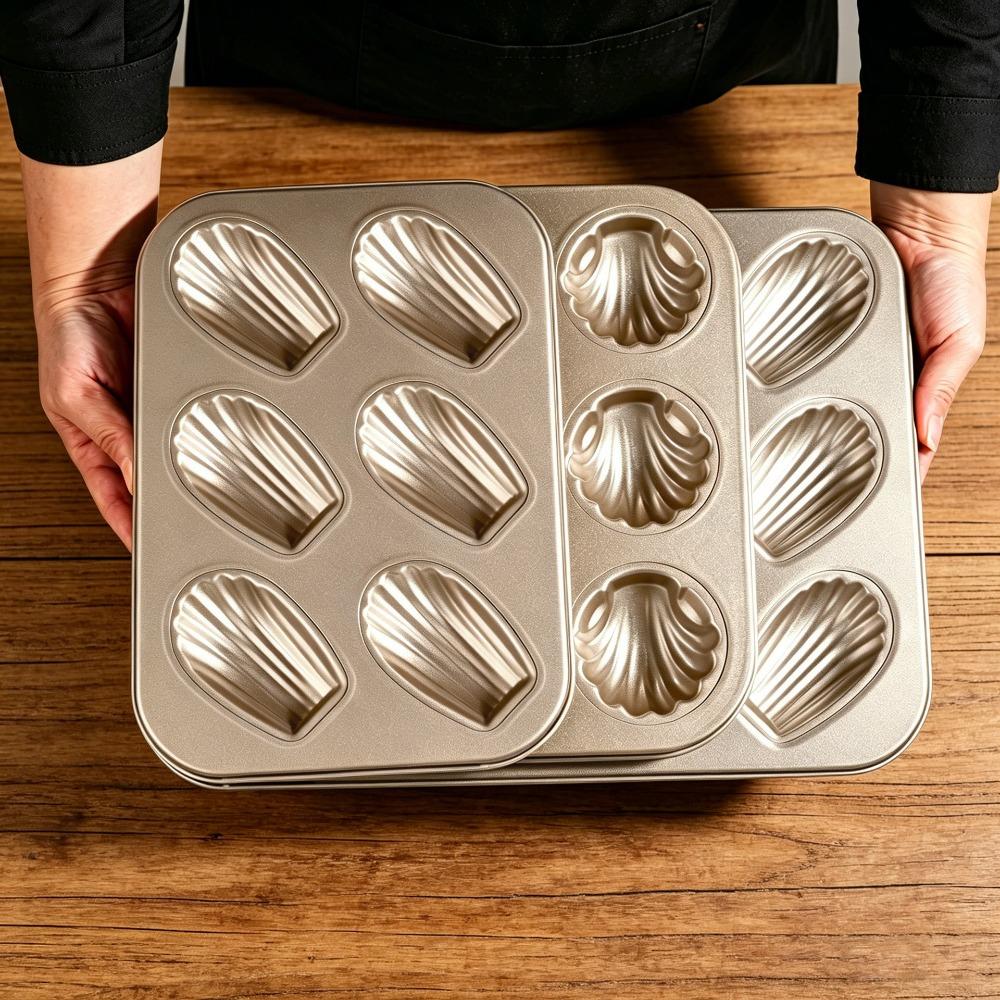 Carbon Steel Muffin Pan Non-Stick Cupcake Mold Creative Dessert Mold Home Oven