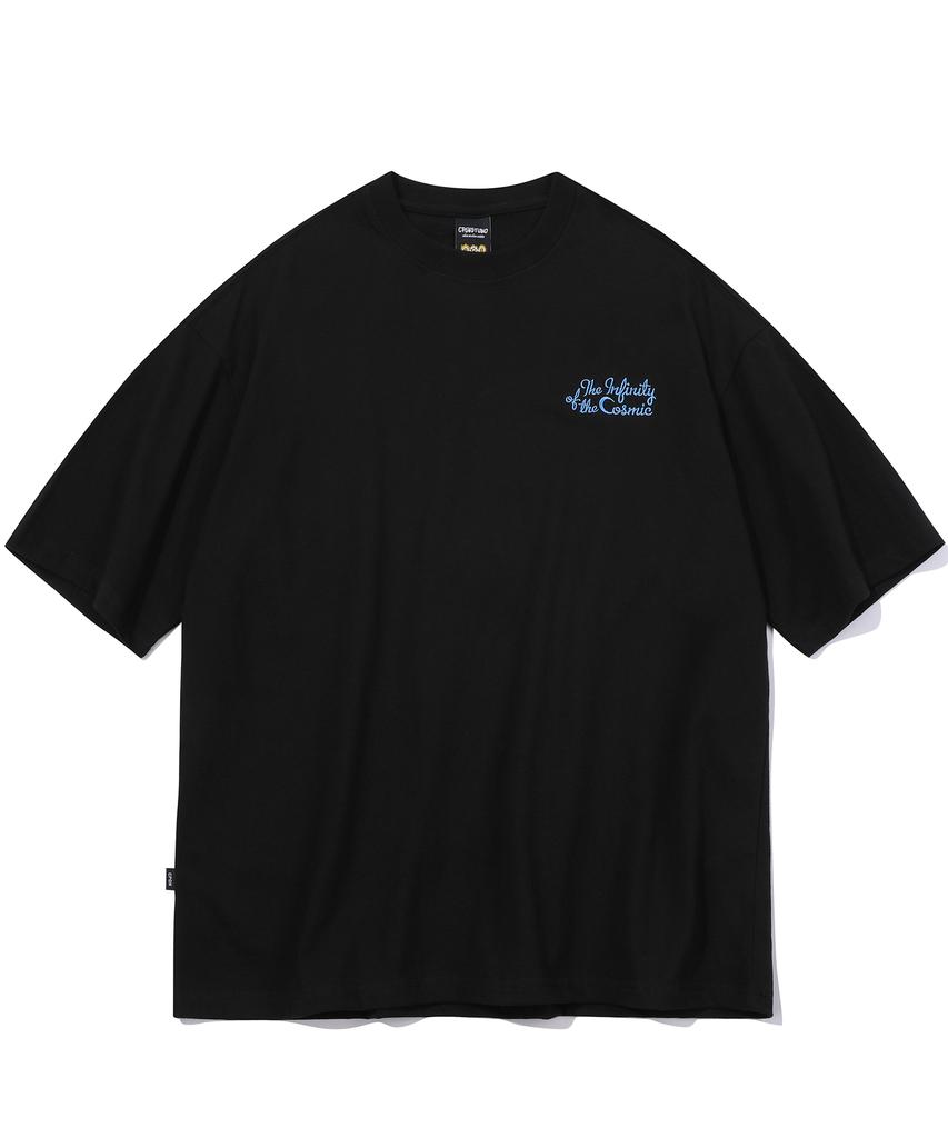 CPGN STUDIO Infinity Embroidered Short Sleeve T-Shirt Black