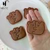 Cartoon Cookie Cutters Plastic Cookie Stamp Confectionery Kitchen Baking Pastry Tools DIY Bakery Tools Stampcookie Cutters