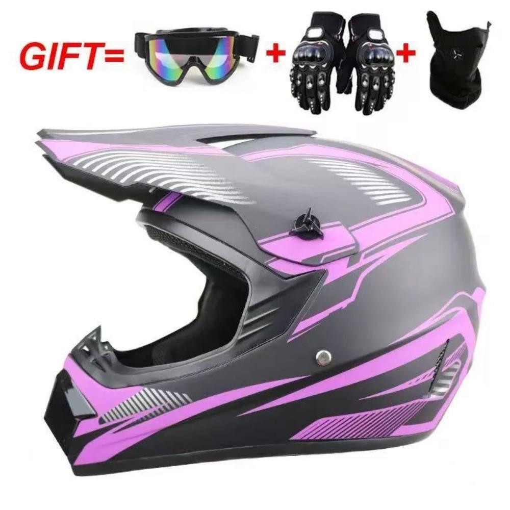 Cool Helmet Junior Motorcycle Helmet Mountain Bike ATV Off-Road Vehicle Helmet
