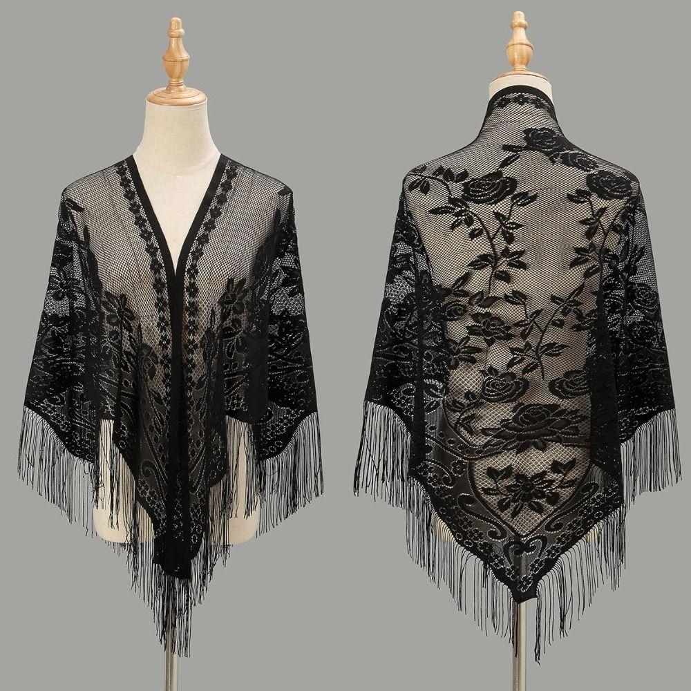 Multicolored Women Shawl With Tassel Tulle Shawl Wedding Accessories Fashion Scarf  Women