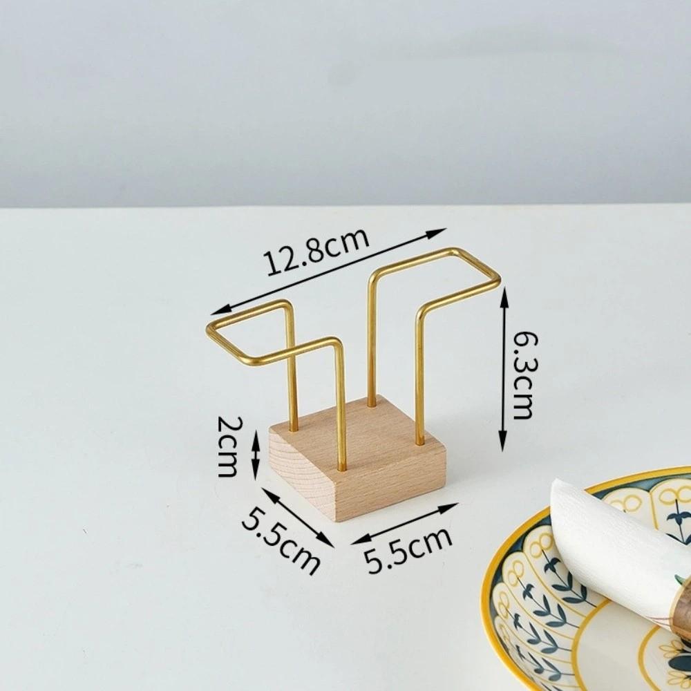 New Wood Tissue Holder Creative Design Elegant Toothpick Box Multifunction Desktop Organizer Dining Table