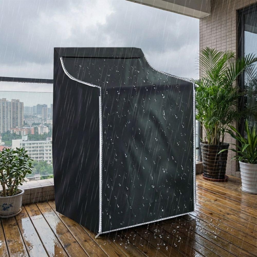 Oxford Cloth Washing Machine Cover Dust-proof Universal Protect Sleeve Indoor Outdoor