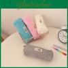 Candy Color Corduroy Pencil Case With Polyester Material For Girls And Students