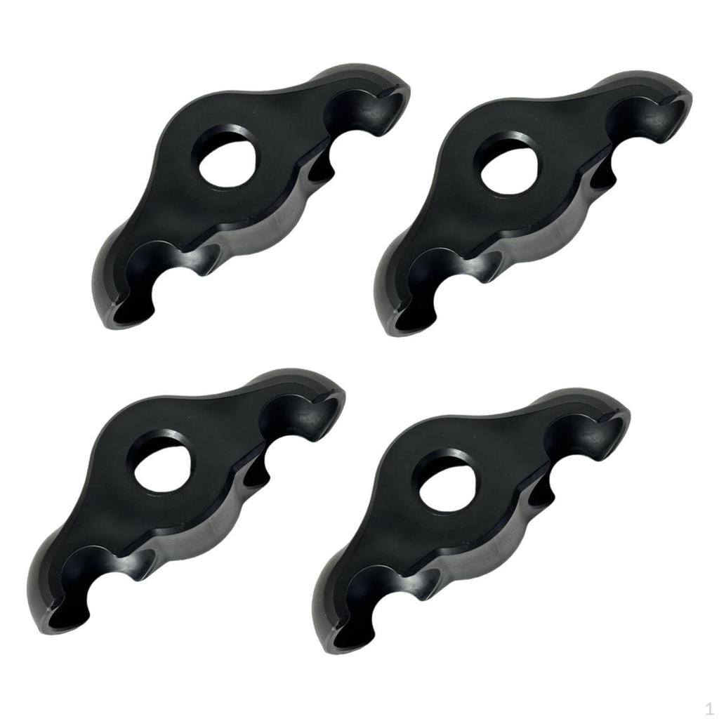 4 Pack Indoor Cycling Snap Feet Adapters for Bike Workouts