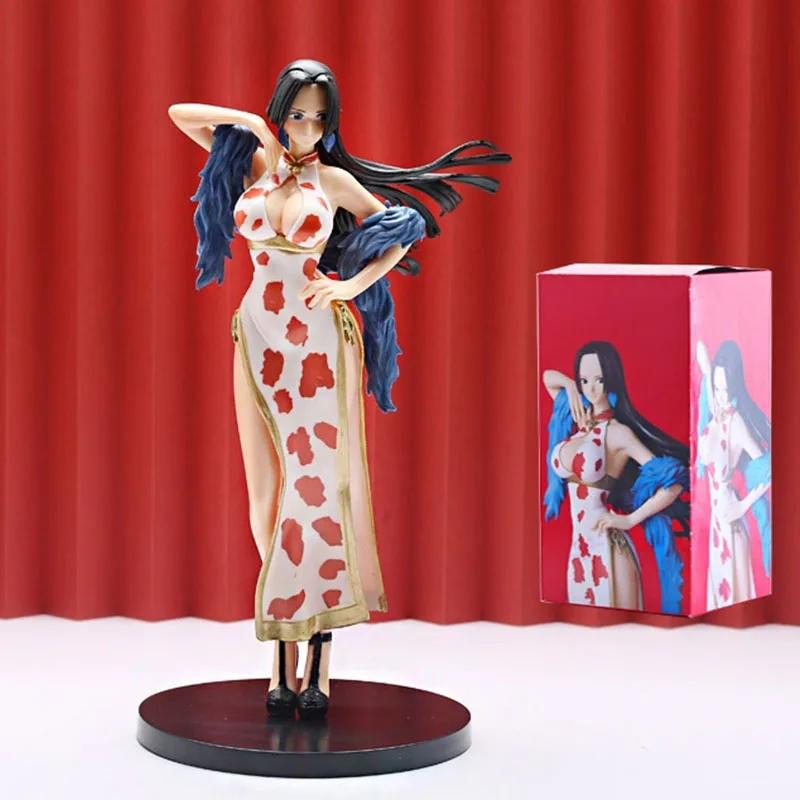 Hot 24CM One Piece Anime Figure Boa Hancock Action Figure Sexy Girl Statue Collection Decoration Holiday Children Toy Gift