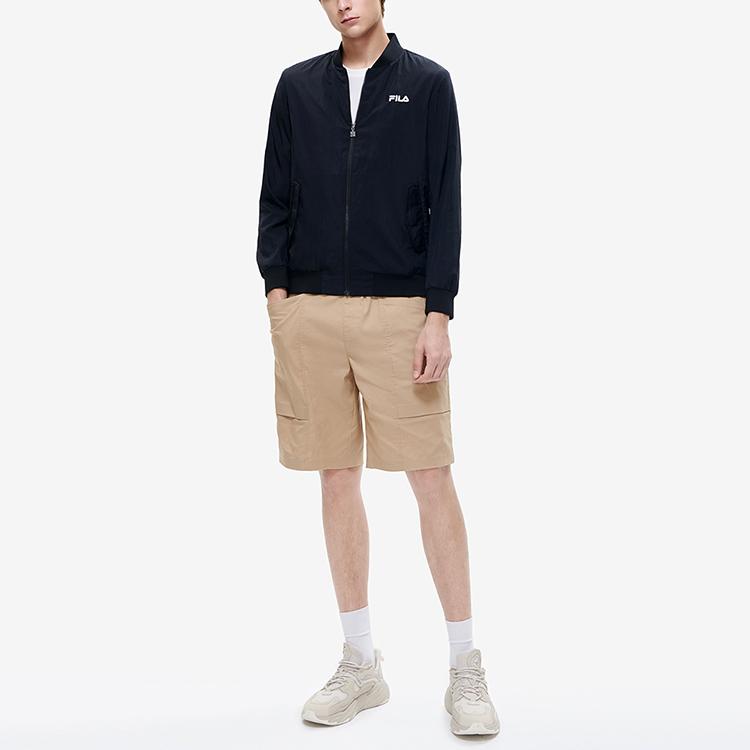 New FILA Jackets Men's Jet Black F11M228705F-BK