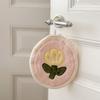 Cute Coral Velvet Tulip Hand Towel Soft Kitchen Absorbent Cleaning Cloth Hanging Towels Bathroom Hand Cloth for Kids