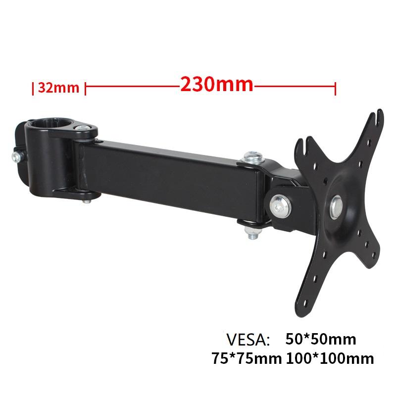 Monitor Universal Extension Arm Black White Desktop Stand Full Motion Steel Suporte Monitor Holder 14"-27" Mount Bracket