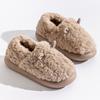 Cute Cotton Slippers Women's Bags and Winter Outer Wear New Indoor Home Thick-soled Non-slip Warm Velvet Cotton Shoes