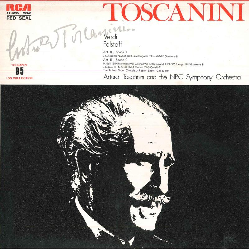 

LP Record - Falstaff - ActII AT1095 RCA Japan Classical Used