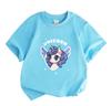 Kids Boys Girls 100% Cotton Crew Neck Short Sleeve T-Shirt,