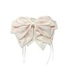 Korean Style Fairy Lace Bow Ponytail Claw Clip for Women - Sweet Updo Accessory