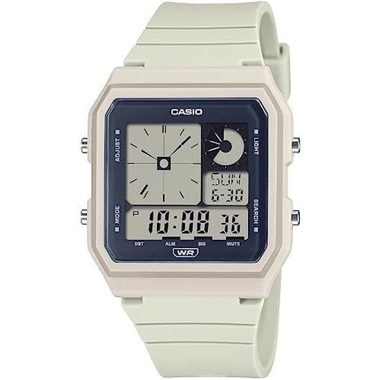 CASIO Standard Cheap Chip Wristwatch Watch Unisex Mens Womens Resin Ivory Gray LF-20W-8A