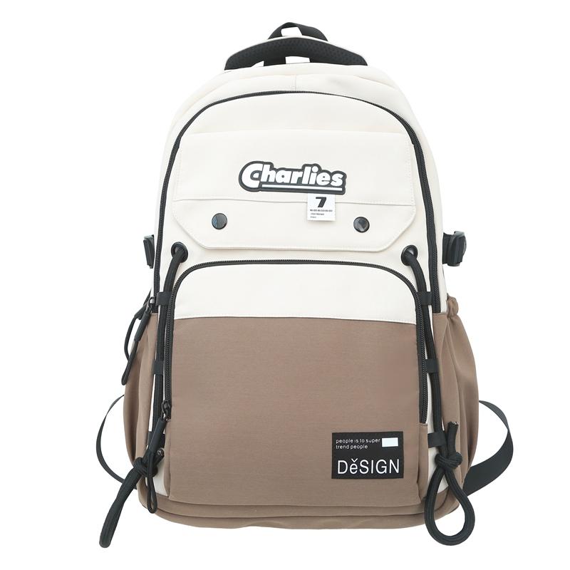 

Fashion Unisex Backpack - Durable Casual Travel and School Bag for Daily Use, School Backpack, Travel Backpack коричневий