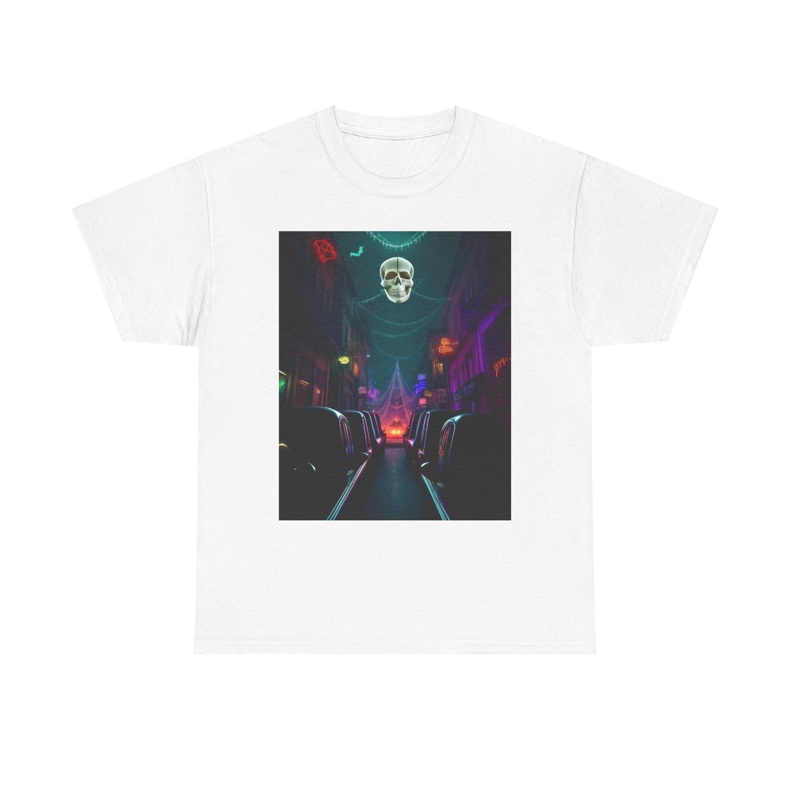 

Copy of Carnival Skull Tee Theater Costume Shirt Masquerade Party Top Halloween S разноцветный