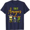 Tequila Salz Limette Tres Amigos Cinco De Mayo Grafik T-Shirt Lässiges Baumwoll-T-Shirt