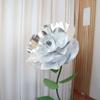 Shiny Giant Rose Flower Head 30/40/50cm Artificial Flowers New Fake Foam Rose