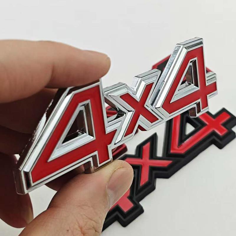 1Pcs 3D Metal Car Styling Logo 4X4 Four-Wheel Drive Car Sticker Emblem Badge Decals Universal Decoration Accessories