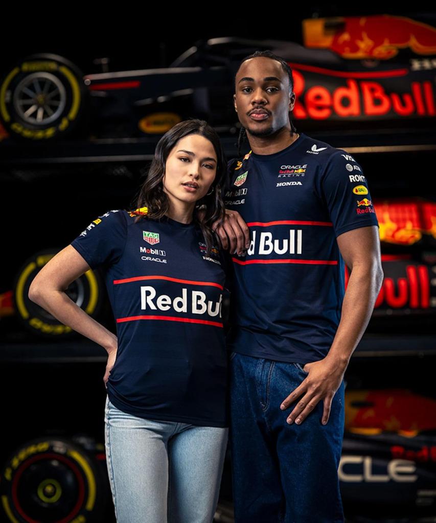 Oracle Red Bull Racing Team 2025 PUM'S T-Shirt / TM9866-020 (JP, Alphabet, M, Standard, Navy)