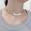 Fashion Shell Necklace with Beads Dopamine Natural Bead Necklace for Women