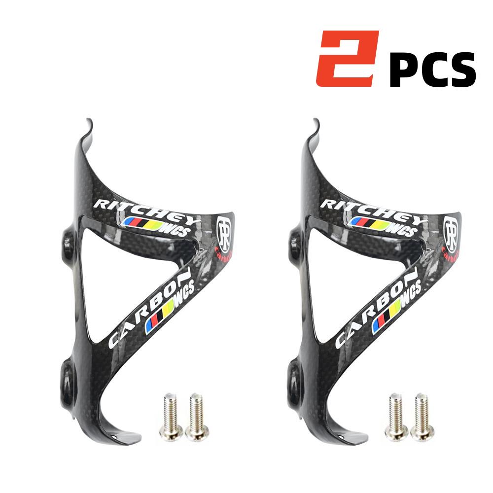 2PCS Full Carbon Fiber Bicycle Water Bottle Cage MTB Road Bike Bottle Holder Ultra Light Cycle Equipment Matte/Gloss 6