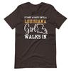 Louisiana Girl Shirt Its Not Party Until Louisiana Girl Walks In State Pride Tee