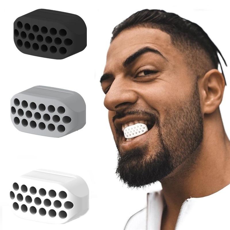 Kjeven Trening Ansikts Gym Fitness Ball JawLine Muskeltrening Dobbel Hake Reducer Nakke Ansikt Slanking Munn Jawliner