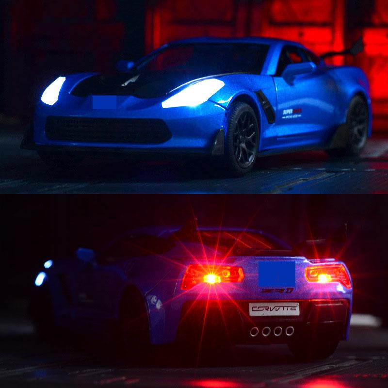 Simulation ZR1 Alloy Car Model Metal Huili Toy Car Boy Gift