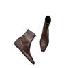 Pointed Short Boots Women's 2025 Autumn and Winter New Simple Women's Boots Short Boots French Thin Boots Fruit 665-2