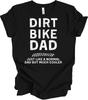 Dirt Bike Dad Shirt Funny Motocross Biker Dad Gift Just Like Normal Dad Cooler