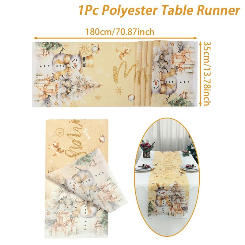 

Christmas Table Runner Christmas Party Decoration 2025 Xmas Table Decor Santa Claus Table Flag Navidad Natal New Year Gift 2026