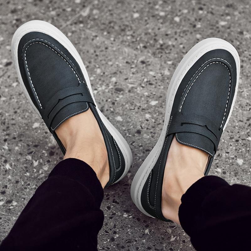Brand Thick Soled Low Top Men's Loafers High-end Office Business Work Shoes Men's Sports Leisure Shoes Versatile
