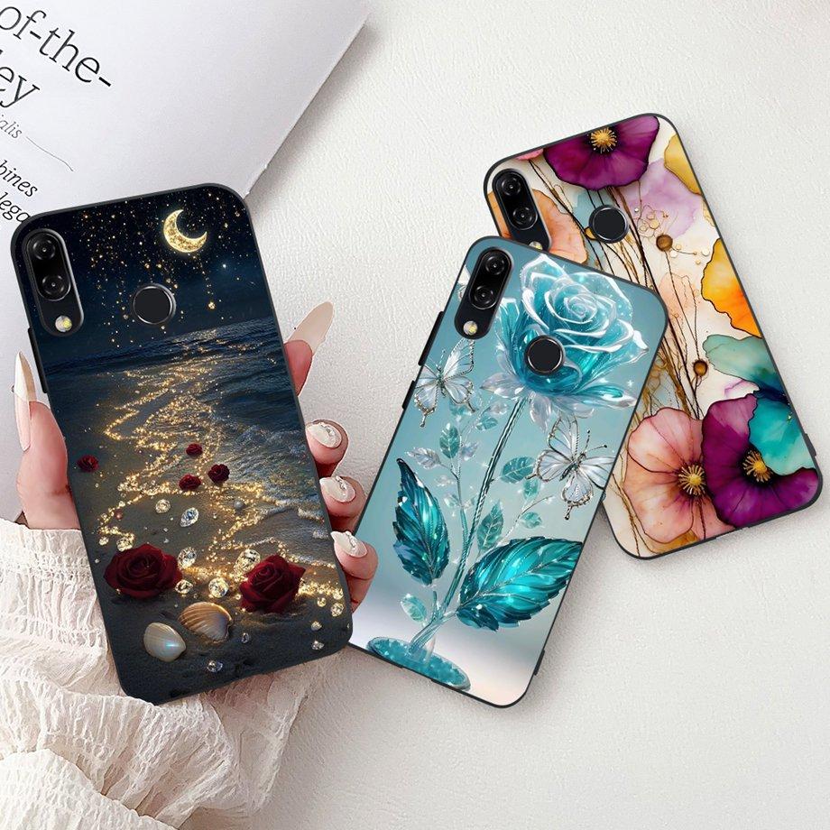 Luxury Matte Silicone Soft Case For ASUS ZENFONE 5 8 3 ZE620KL ZE520KL ZB602KL ZB601KL ZS590KL Capa Flower Loving Heart Funda