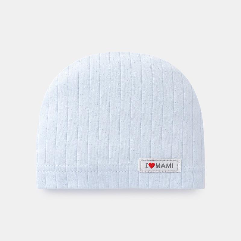 Baby Pure Cotton Jacquard Hat – Lightweight, Breathable & All-Season Protection for Fontanelle