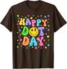 Studen Smile Face Happy Dot Day Teacher Design Unisex T-Shirt