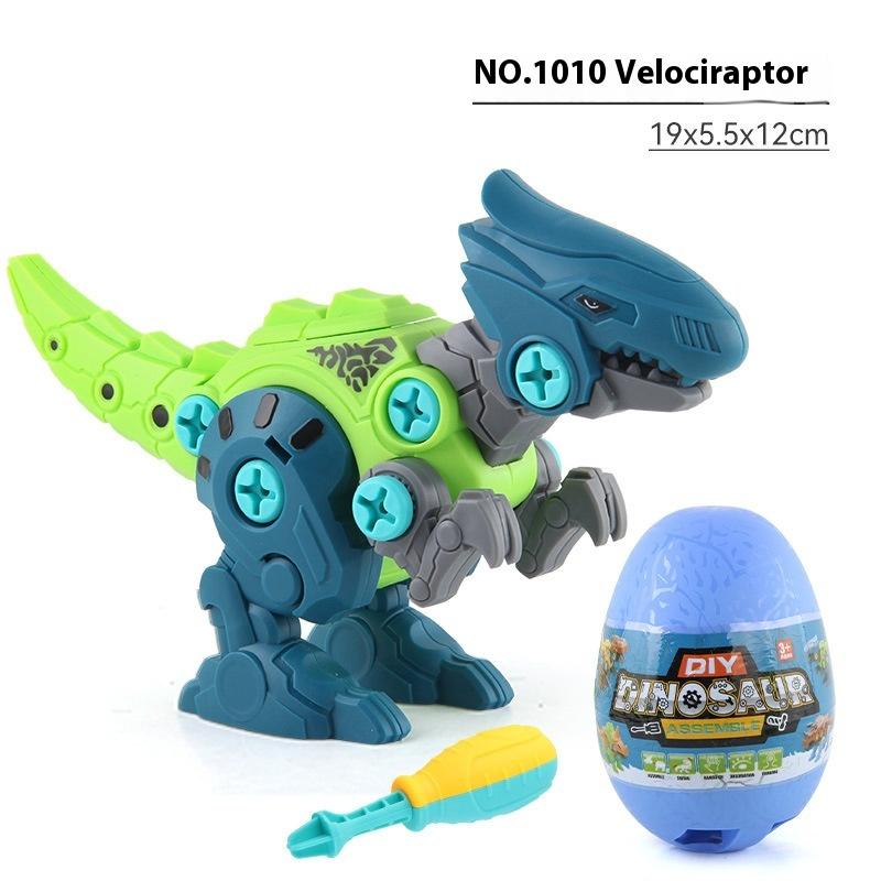 Asamblare și dezasamblare pentru copii a modelelor de dinozauri, asamblare combinată educativă, blocuri de construcție, dezasamblare și asamblare dinozauri