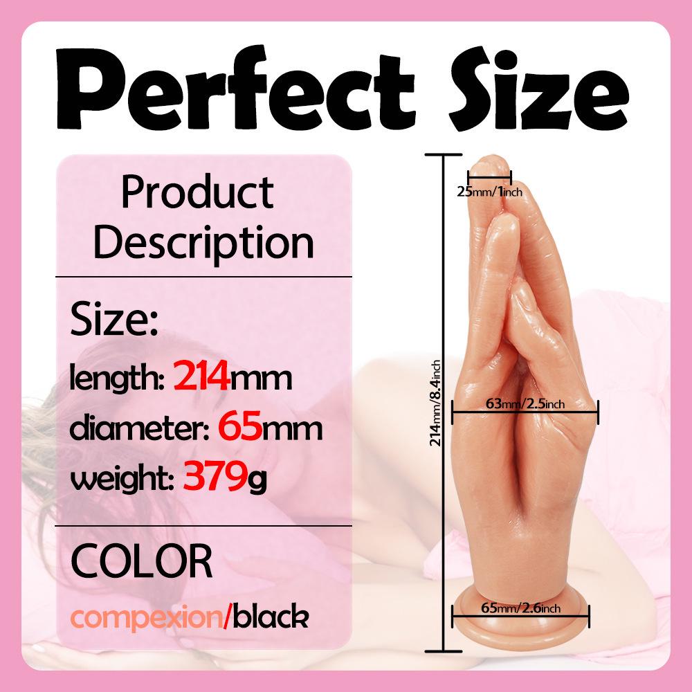 Finger Fist PVC Anal Plug: Large-Scale Simulation Arm Dilator for Adults