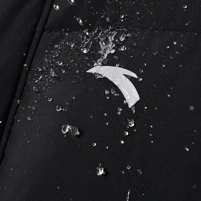 Anta Solid Color Zipper Stand Collar Casual Versatile Down Jacket Men Outerwear 952547902-4